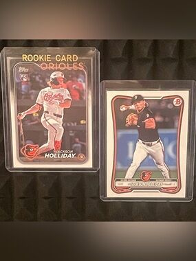 Jackson Holiday 2024 Topps Series Rookie Card-2026 Bowman Baseball